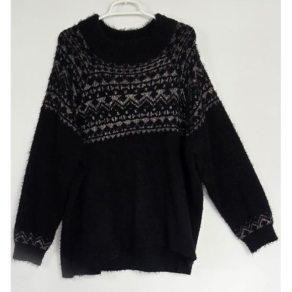 Massini Sweaters - Massini Sweater Women's 3X Black Soft Winter Christmas Gift